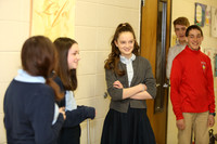 Students Interacting in Hall